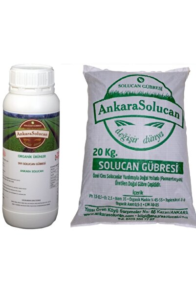 ANKARA SOLUCAN Katı 20.kg Sıvı 0,5lt Solucan Gübresi Ürünlerimiz Tarım Bakan ...