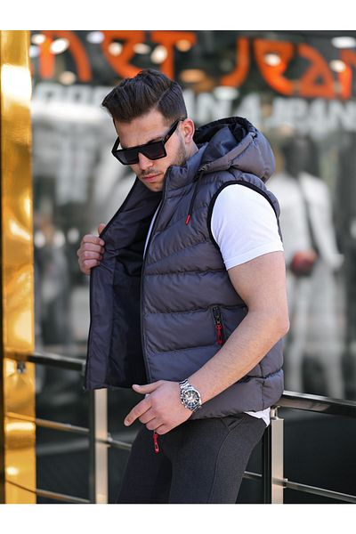MRD SPORT Curtis Inflatable Vest with Hood Detachable
