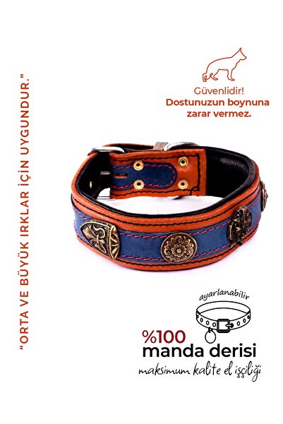 MgTasma Mg Tasma El Işçiliği, Özel Tasarım, Hakiki Deri, Thor Köpek Tasması, Boyun Tasması
