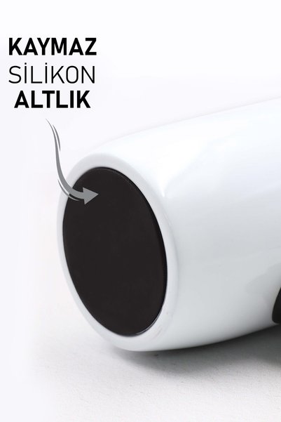İkon store 280 Ml Özel Kulplu Beyaz Bardak Çelik Termos