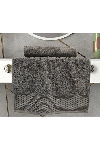 50x90 70x140 Cm 2'li Vip Penye Elsa Banyo Havlu Takımı
