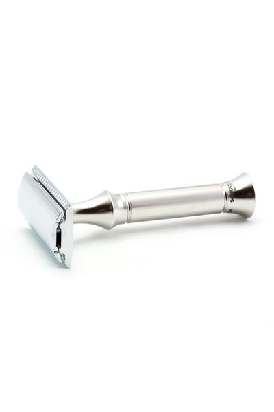 Timor Solingen 1351 Stainless Steel Handle Safety Razor Blade Classic Shaver Short Handle Blade