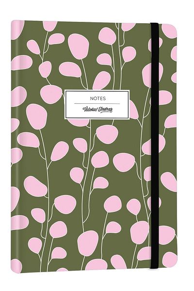 Victoria's Journals Venzi Art Hard Cover Vegan Leather 192 Sheets A5 80grLined Notebook