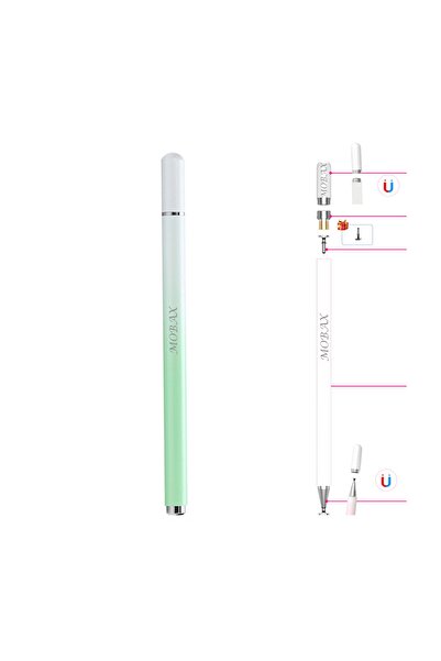 UnDePlus Dokunmatik Tablet Telefon Kalemi +1 Yedek Uç Renk Geçişli Passive St...