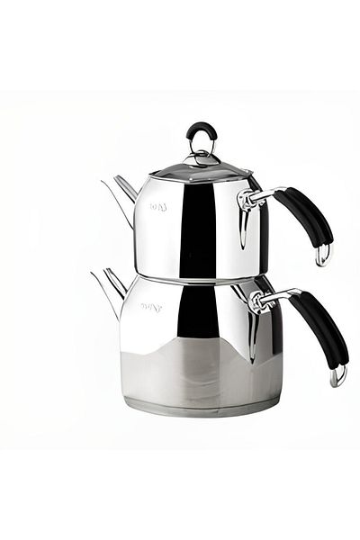 Nehir 29006 Maxi Modern Steel Teapot Set