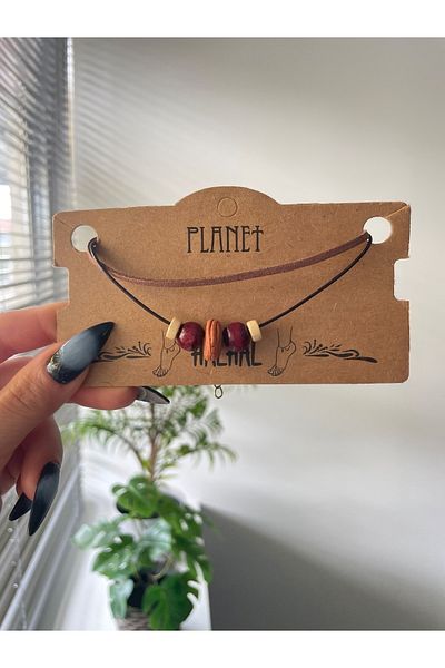 Planet Butik خلخال أصلي مزين بالخرز