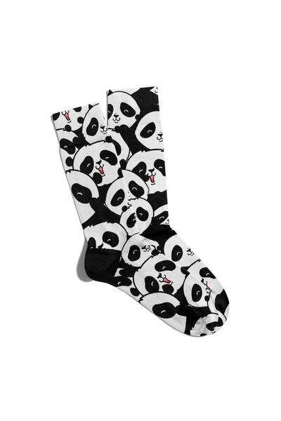 Eğlenceli Çoraplar Забавни чорапи, унисекс, с принт на сладка панда Ecsoket056
