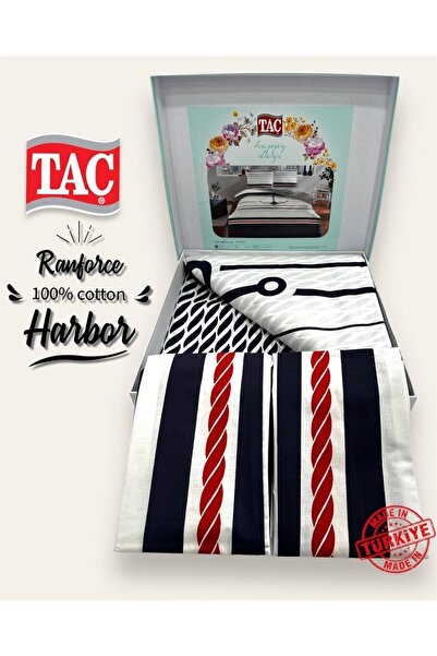 Taç Σετ Παπλωματοθήκης Ranforce Harbor Ναυτικό Μπλε