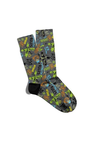Eğlenceli Çoraplar Fun Socks Unisex Chance Rules Printed Socks Ecsoket178