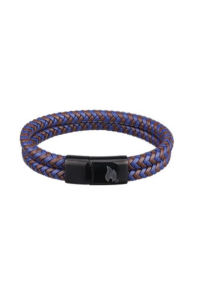 Zippo Two Layer Bracelet Leather Bracelet - 20cm 2007162