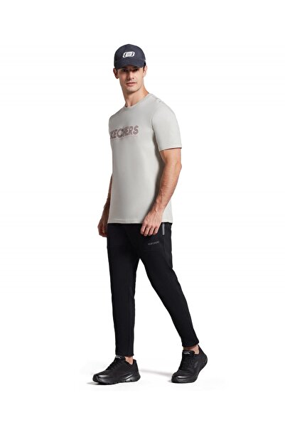 SKECHERS S221135 M Graphic Tee Big Logo Beyaz Erkek T-shirt