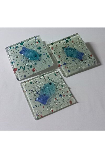 akbulut / 3 Adet Wc Lavabo Banyo Cam Gider Kapağı Ebat 10 X 10 Kalınlık 5 Milim