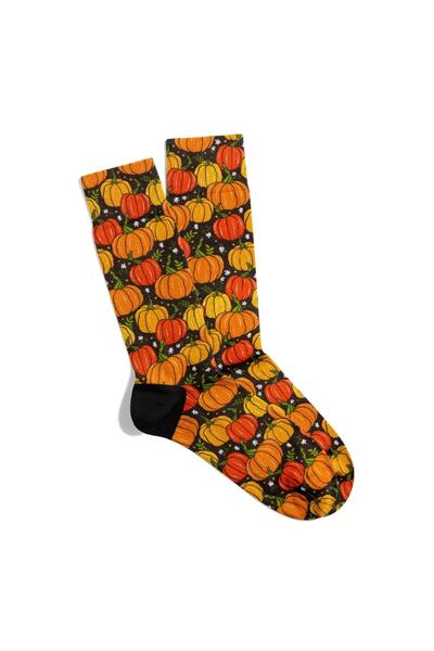 Eğlenceli Çoraplar Διασκεδαστικές κάλτσες Unisex Hllwn Pumpkin X2 Pattern με ...