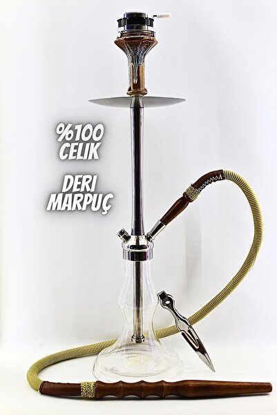 Genel Markalar %100 Çelik Nargile Takımı Özel Deri Marpuç Özel Lüle Özel Lotus Efsane Duman Performansı