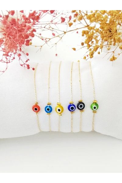 By Song Aksesuar Evil Eye Beaded Bracelet