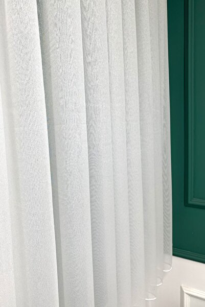 Payidar Şantuk Düz Tül Perde 1/3 Sık Pile Kırışmaz Ütü Istemez