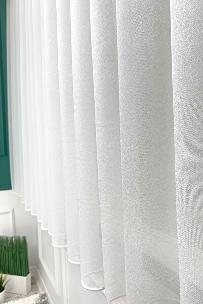 Payidar Şantuk Düz Tül Perde 1/3 Sık Pile Kırışmaz Ütü Istemez