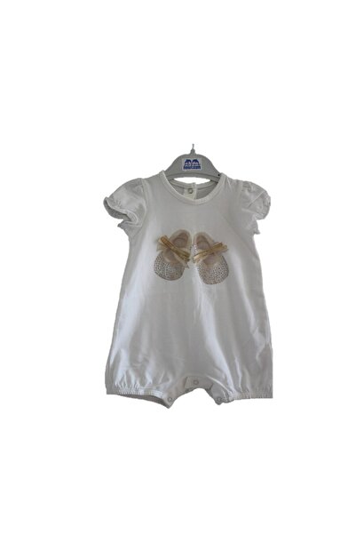 Newteam Desenli Kız Bebek, 3-6 Ay, Beyaz