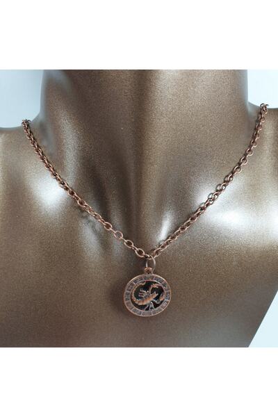 Copper Color 25mm Scorpio Necklace