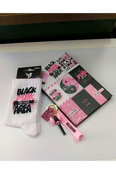 GC GÖKHAN CLUB Blackpink Notebook Keychain Socks