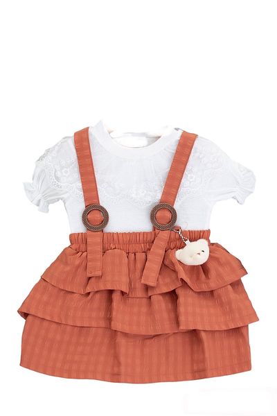 SANTRALBEBE Girl's Slippers with Layered Skirt