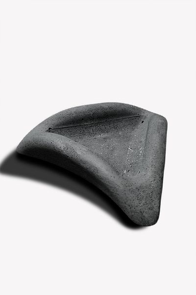 Ghogol Home Ghohol Home Delta Concrete Ash Tray -matte Black