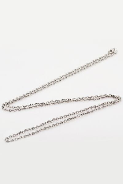 Chavin 4 mm Gri Uzun 75 cm. Erkek Çelik Zincir dr38-4