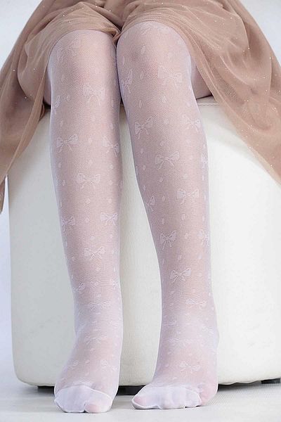 Daymod Sude Kids Pantyhose Black