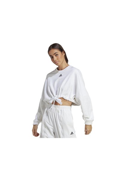 adidas Dance Swt Kadın Crop Çok Yönlü Sweatshirts Ic6683 Beyaz