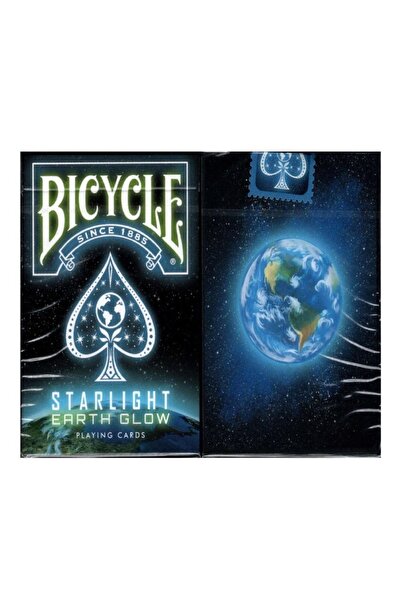 OyuncaklarÜlkesi مجموعة بطاقات لعب ورقية من Bicycle Stargazer Starlight Earth...