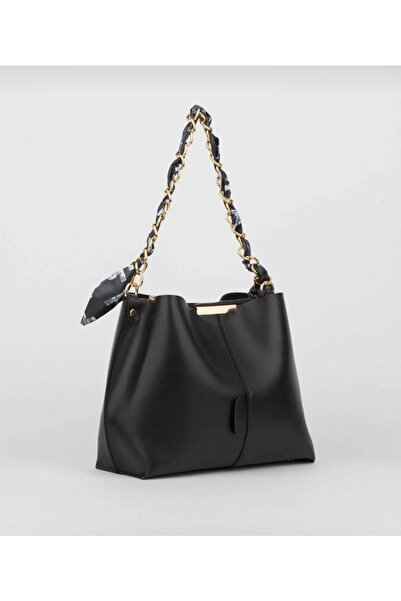 İKSBUTİK Γυναικείο φουλάρι και αξεσουάρ αλυσίδας Μαλακό δέρμα Τσάντα 3 θέσεων...