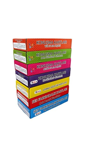 Genel Markalar Dil Gelişim Seti 7 Takım - Konuşma Kartları 7li Set Dil Ve Kon...