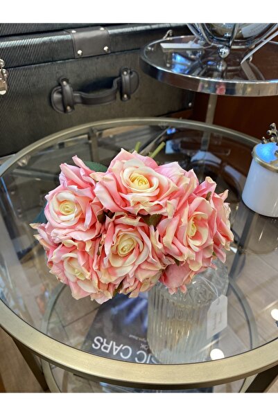 Dekordan House Artificial 1St Quality Rose Bunch