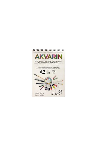 Van Dyck Aquarium A3 Top Spiral Multi-Purpose Block 230 Gr20 Yp