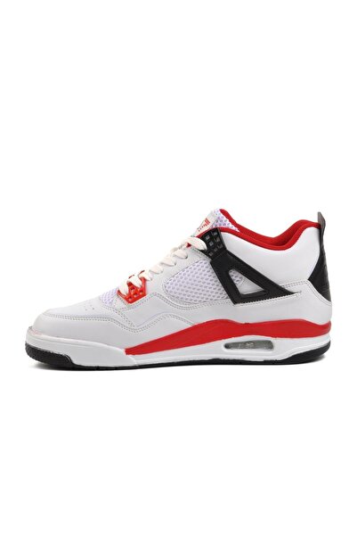 Aspor Bst-b223 Beyaz-siyah Erkek Hi Sneaker