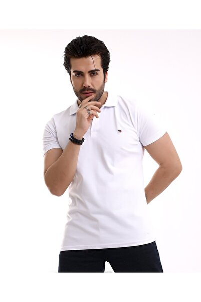 Everest Men's Cotton & Lycra Polo Neck Short Sleeve Knitwear Banded T-Shirt