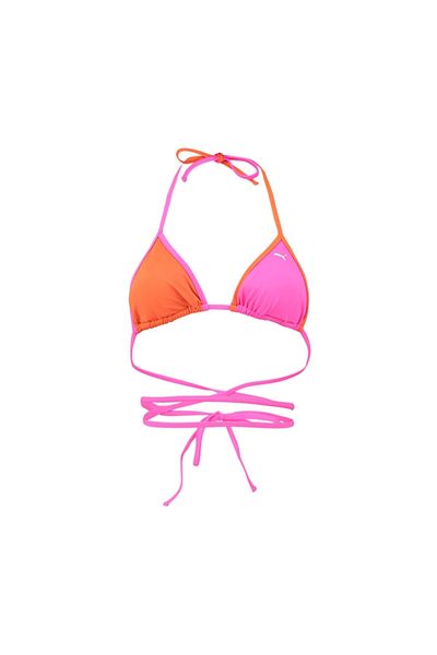 Puma Swim Women's Wrap Around Triangle Bikini Top
