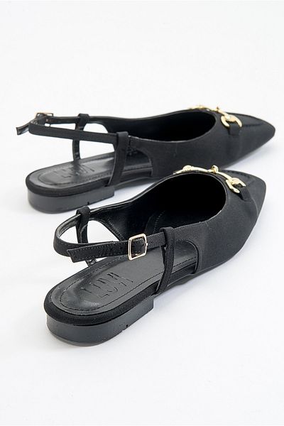 LuviShoes Oblast Černé dámské sandály