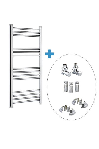 TOPRAK HAVLUPAN 60/100cm 16 Borulu Krom Havlupan +2 Adet Vana +2 Boru Gizleme...
