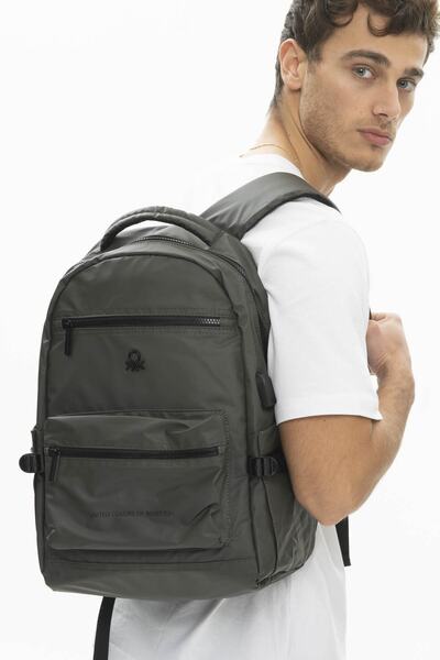 United Colors of Benetton Rucsac pentru bărbați kaki - Bnt674