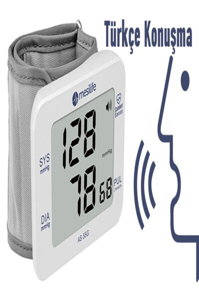 Mesilife As-55g Dijital Bilekten Ölçer Konuşan Tansiyon Aleti