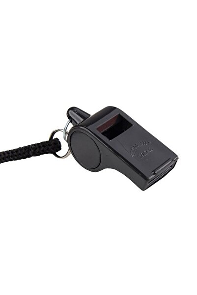 Polis Sepeti Siyah Plastik Acil Durum Düdüğü