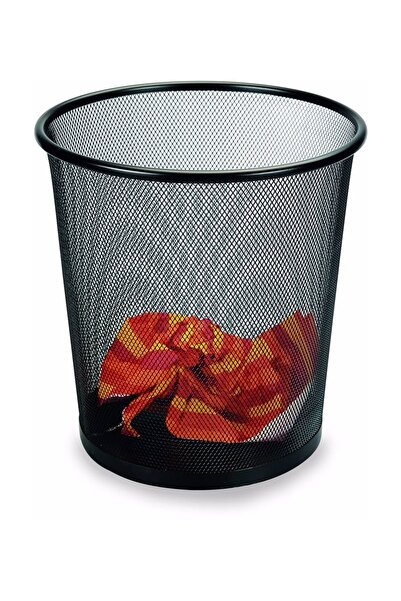 REYKA HİJYEN Trash Can Metal Mesh Black