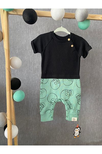 BABY COOL Dry Head Ribbed Combed Jumpsuit
