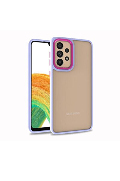 Rivor Samsung Galaxy A32 4g Kılıf Kamera Çıkıntılı Arkası Şeffaf Köşeleri Par...