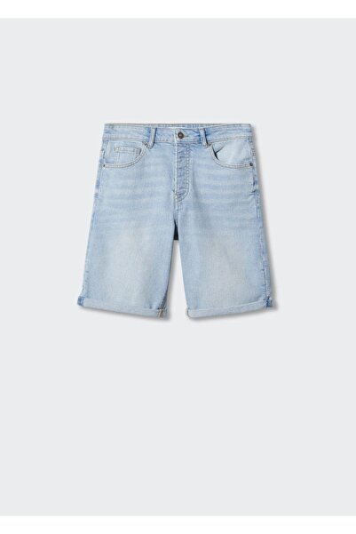 Mango Teen Pamuklu Denim Şort