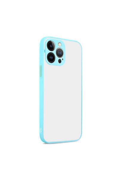 Rivor Apple Iphone 13 Pro Uyumlu Kılıf 3d Kamera Korumalı Buzlu Renkli Sert S...