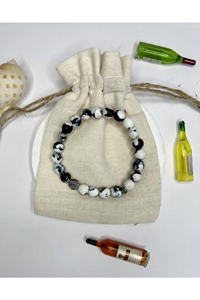 gattstone سوار من الحجر الطبيعي من العقيق الدلماسي - أصلي 100%