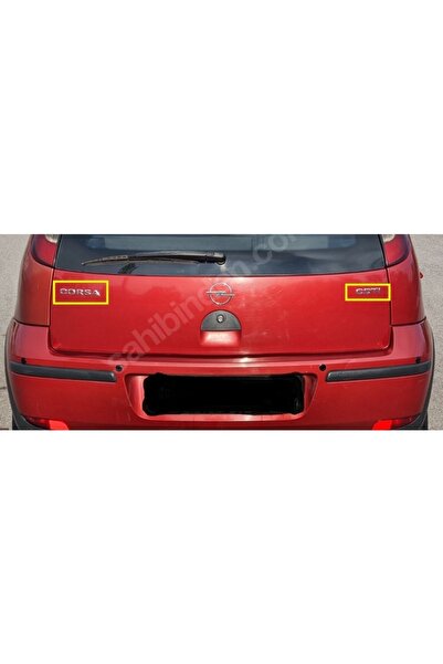 EDEXPORT Opel Corsa & Cdtı Bagaj Yazısı Seti 2'li Paket