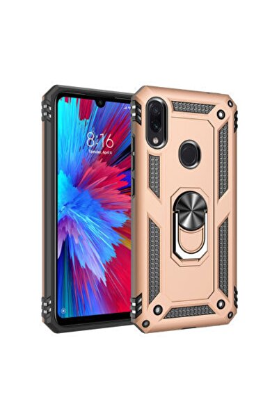Rivor Xiaomi Redmi Note 7 Uyumlu Kılıf Military Armour Yüzüklü Standlı Koruyu...